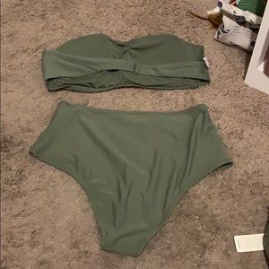 AE High Waisted Cheeky Bikini Bottoma